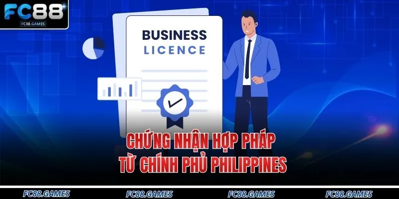 Giấy Phép Hoạt Động 2 Chứng nhận hợp pháp từ chính phủ philippines