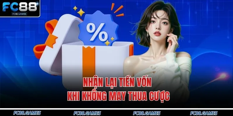 Khuyến Mãi FC88 2 Nhận lại tiền vốn khi không may thua cược